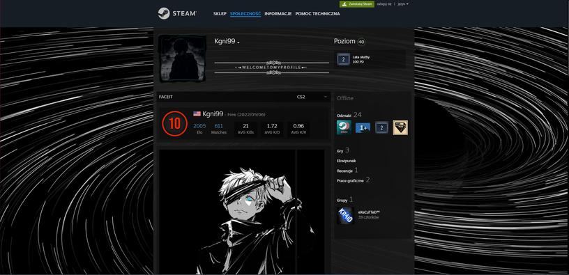 User banner