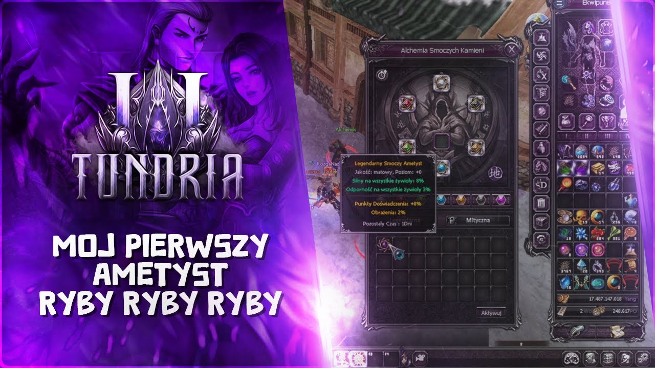 Miniaturka - TUNDRIA2 #13 - MÓJ PIERWSZY AMETYST I RYBY RYBY RYBY [REUPLOAD]