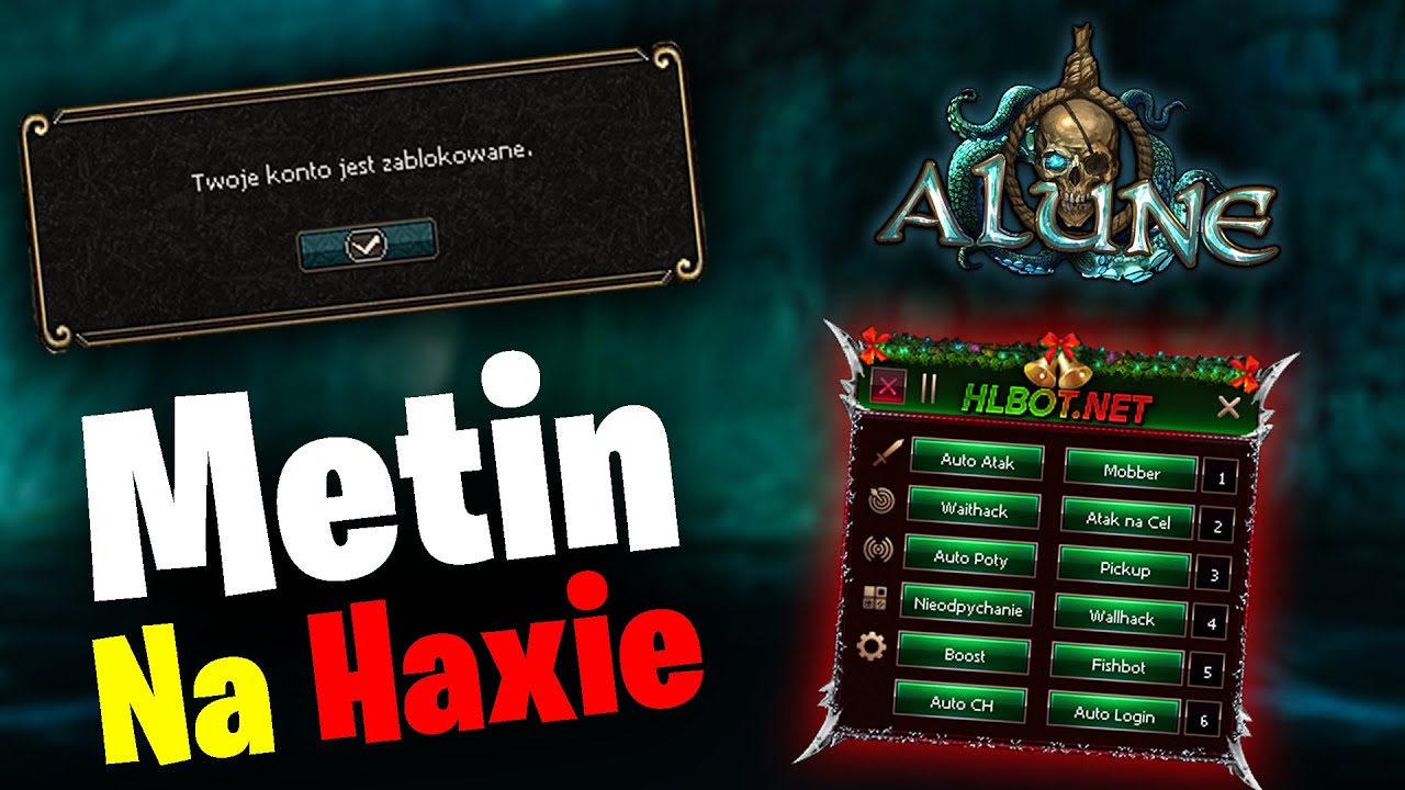 Miniaturka - Metin na Haxie - Alune.pl, Przez 20 minut BŁAGAŁEM o BANA!